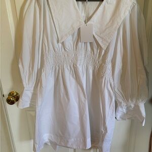 Elegant White Women's Dress